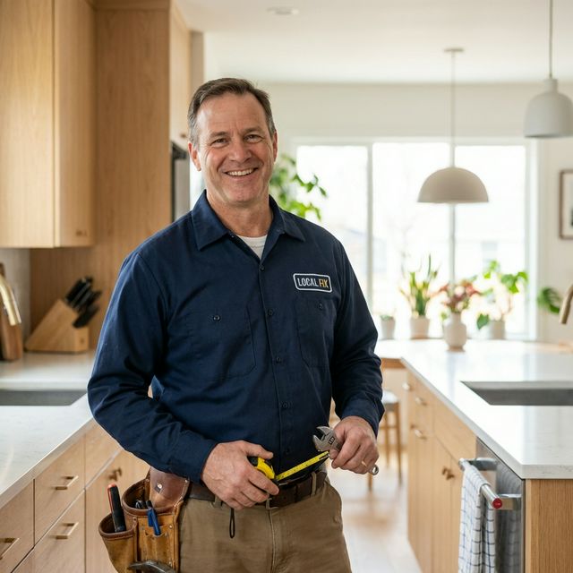 Professional Handyman at work